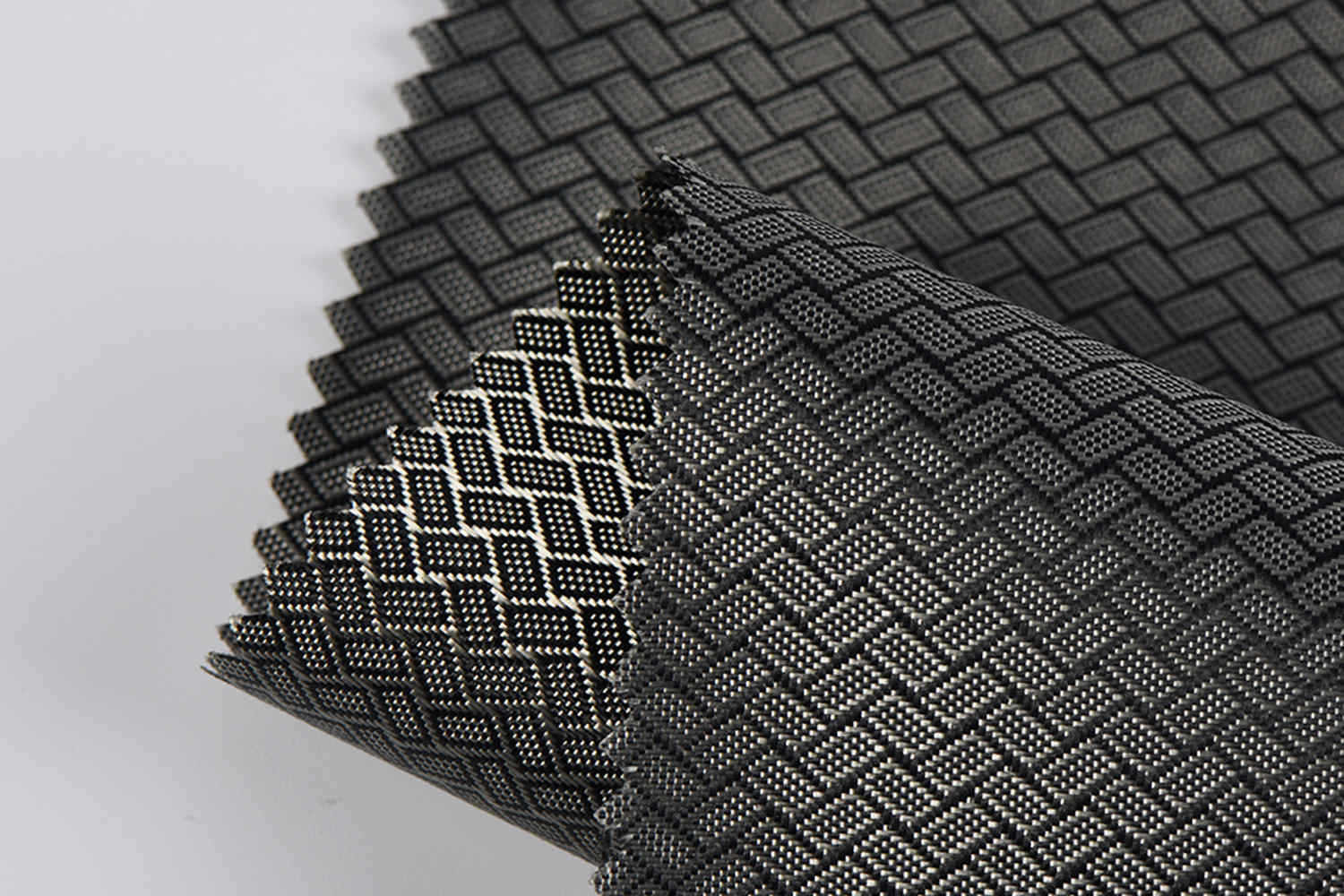 420D Jacquard à deux tons imperméables avec PU